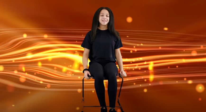 Chair Exercise-Twist & Knee Lifts 